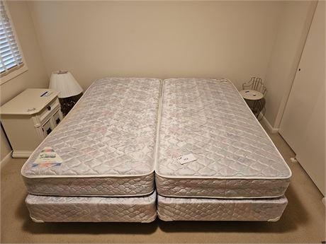 King Size Bed & Metal Frame