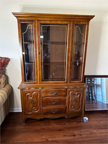 One piece dark wood, Wooden Hutch