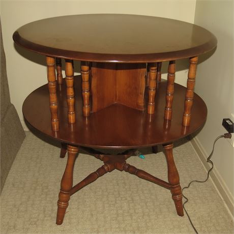 Double Tier Round Table