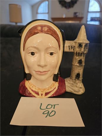 Royal Doulton "Catherine Of Aragon" 1975 Toby Mug