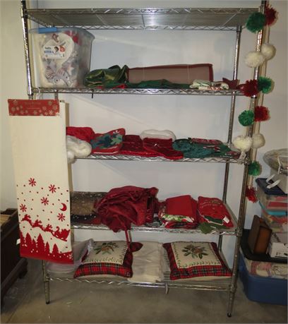 Christmas Stockings, Towels, Table Cloths, Etc