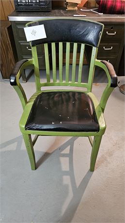 Vintage Wood Arm Chair