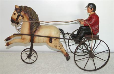 Vintage Horse & Carriage Figure