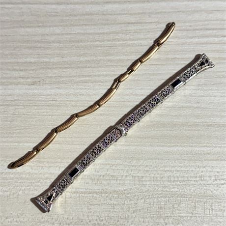 Antique and Vintage Gold Filled Ladies Watch Bands