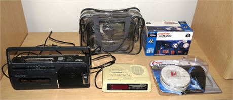 Mixed Lot: Radios, Etc