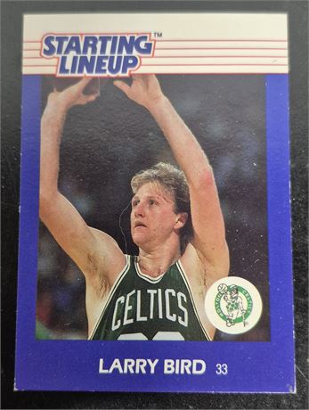 Larry Bird Starting Lineup Card