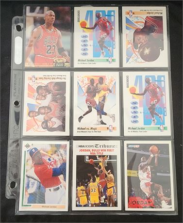 Michael Jordan Sleeve of Cards