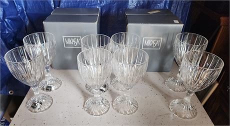 Mikasa Lead Crystal Wine Glasses