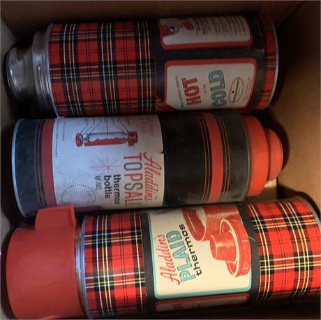 Aladdin Plaid & Topsail Thermos Bottles & More (2 Boxes)