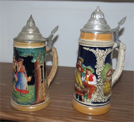 Vintage Beer Steins