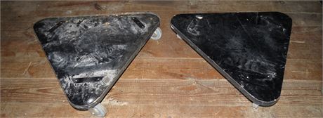 2 3-Wheel Triangle Dollies