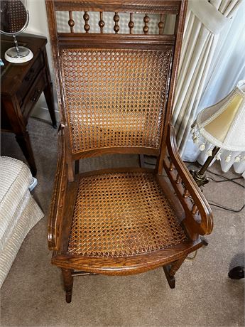 Cane Back and Bottom Chair