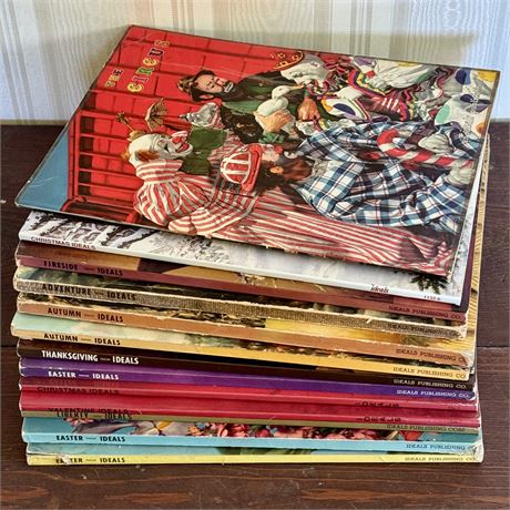 Collection of Ideals Vintage Seasonal Publications + Circus