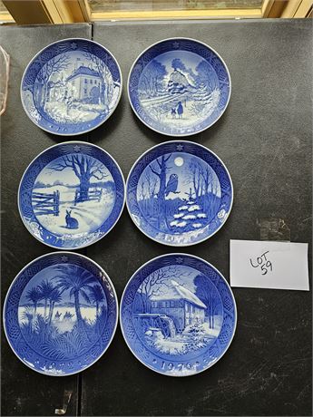 Royal Copenhagen Collector Plates 1971-76