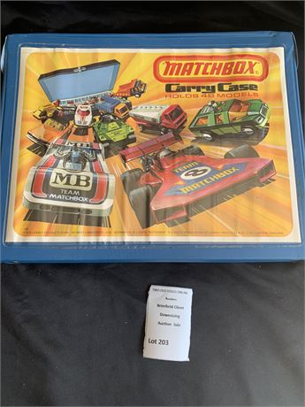 Vintage Matchbox Car Carrying Case