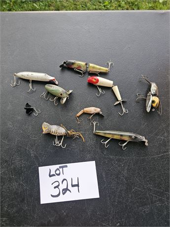 Vintage Fishing Lures- Maker, Size & Style Vary