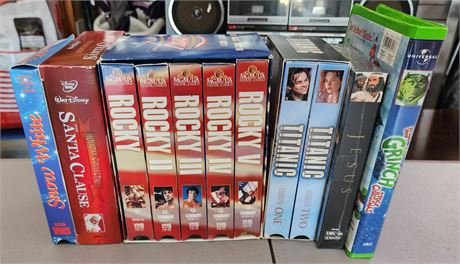 VHS and DVD Movies