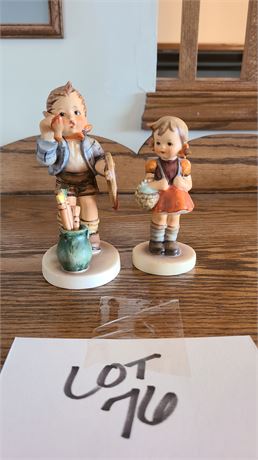 Goebel Hummel Figurines: School Girl & The Artist