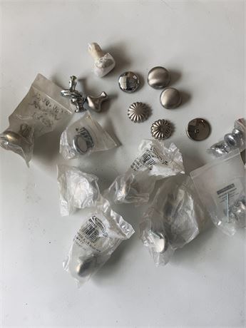 Brushed Nickel & Chrome Cabinet Knobs & Drawer Pulls By Amerock