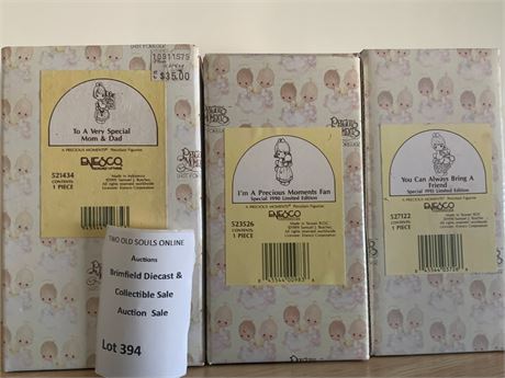 Vintage Precious Moments Figurines 1990 LE Im A Precious Moment Fan