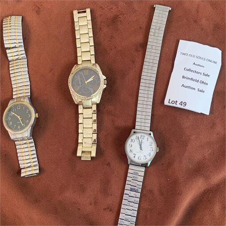 Two-Tone Vextra Wristwatch,  Timex Easy Reader Watch, Naineess Vextra Watch