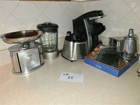 Small Appliance Cleanout: Thinner Scale/Keurig Machine/Cuisinart & More