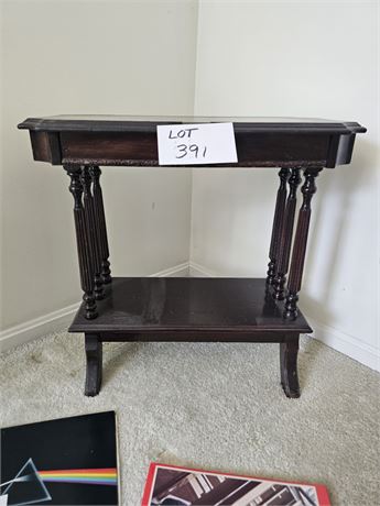 Wood End Table