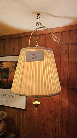 Vintage Brass Hanging Lamp