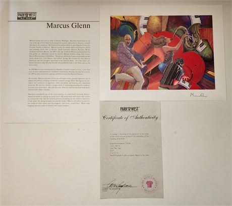 "Love That Jazz" Seriolithograph, Signed