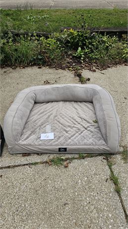 Gray Dog Bed