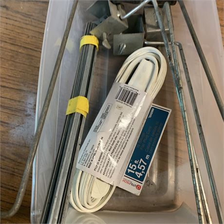 Electrical Cord and Bracket Lot