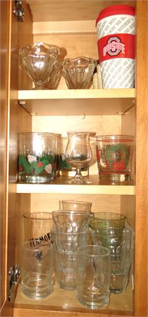 Kitchen Cabinet Cleanout: Glassware