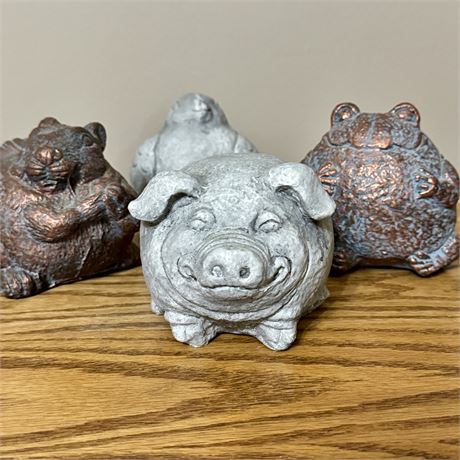 Indoor/Outdoor Solid Resin Animal Figures