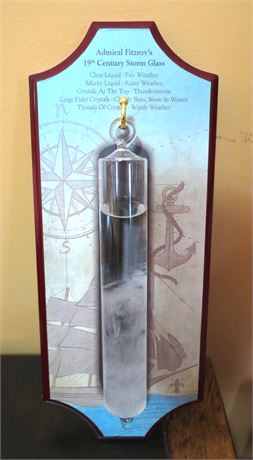 Admiral Fitzroy 19th Century Storm Glass