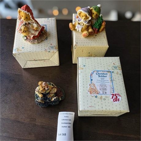 Enesco Cherished Teddies Teddy Bear Figurine Lot