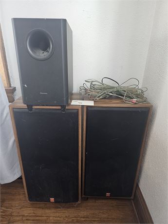 Gerwin-Vogal DX-5 Speakers & Pioneer Subwoofer