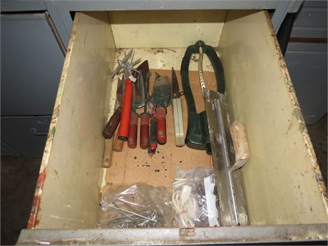 Garden Tools Drawer Cleanout