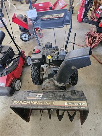 Ranch King Pro 8 HP 26" Snow Blower
