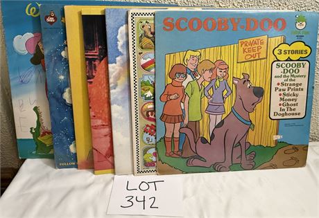 Mixed Lot of Children’s Records-Peter Pan, Scooby Doo, The Muppets & More