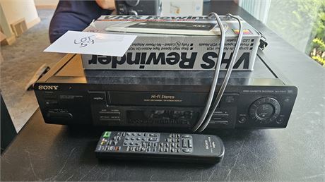 Sony VHS Player & Rewinder