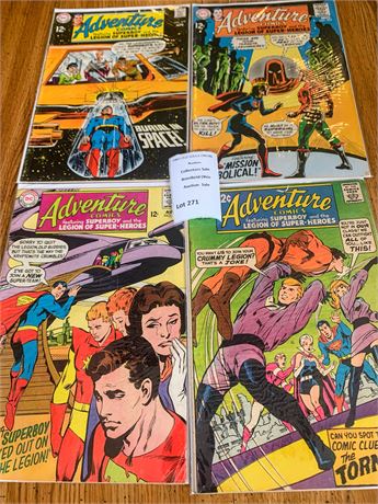Adventure DC Comic Book Issues Featuring Superboy & Legion of Super Heroes