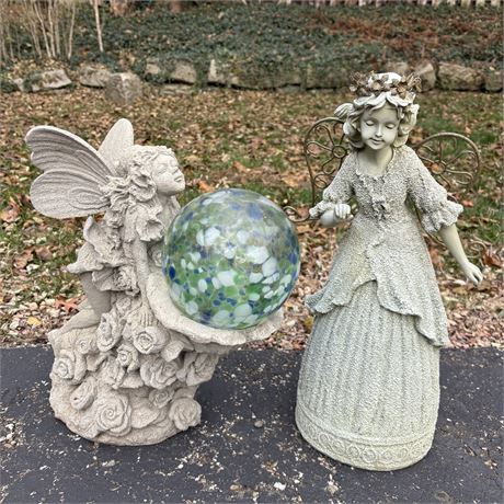 Decorative Lawn and Garden Fairy Statues