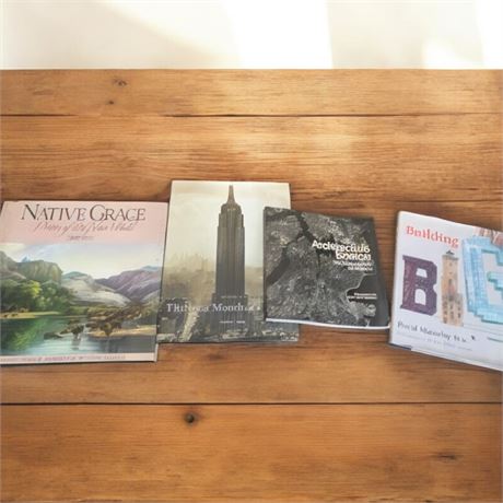 Architecture Book Lot: Native Grace, Architecture Boston, Building Big & More