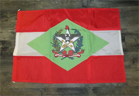 Brazilian State Of Santa Catarina Flag