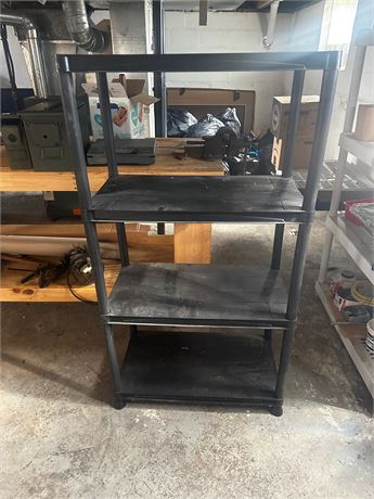 Plastic Storage Shelf (black)