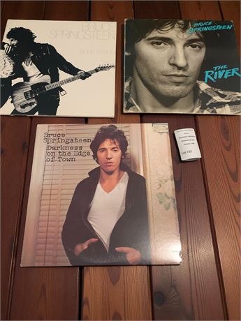 Bruce Springsteen Record Album Lot of 3