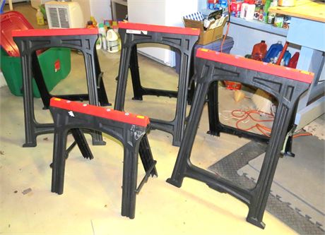 Plastic Sawhorses