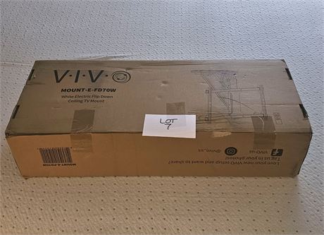 VIV White Flip Down TV Mount