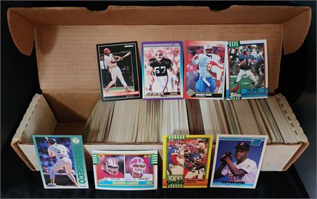 Box of Assorted Sports Cards