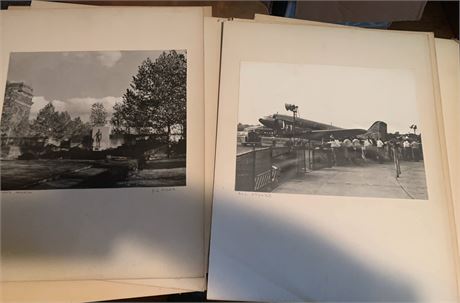 Vintage Black & White Photos - Landscape, German Shepherd & More